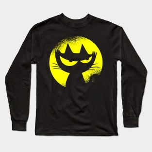 funny cat – Darkness the cat Long Sleeve T-Shirt